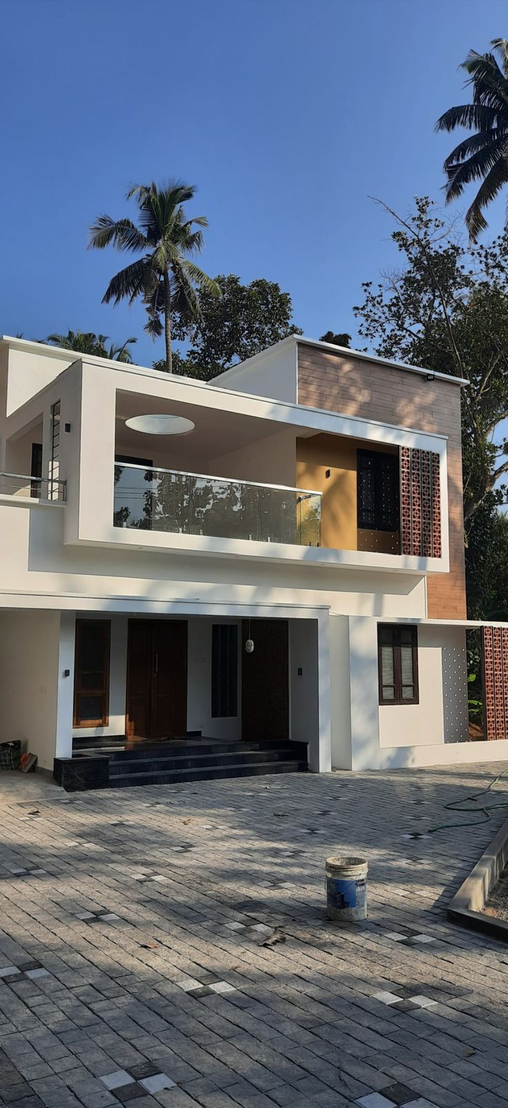 High-Efficiency Cost-Optimized Residential Front Elevation