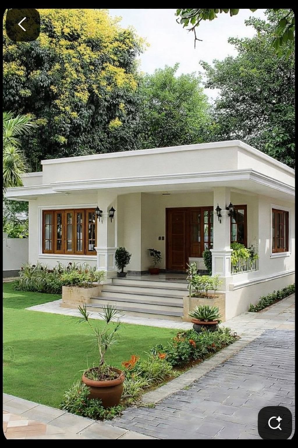 Cost-Effective Dual-Story Gated Villa with Linear Illumination